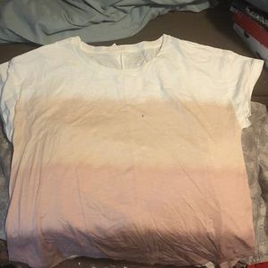 Maurices size 2 ombre t shirt
